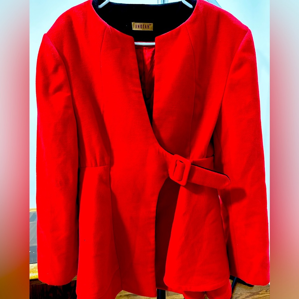 Princess style red coat